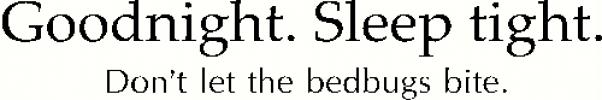 Sleep Tight vinyl decal